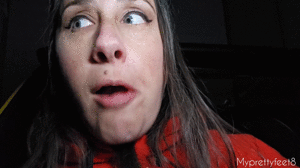 www.myprettyfeet8.com - Eating Vore in a Dodge Viper thumbnail