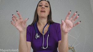 www.myprettyfeet8.com - School Nurse POV Tickling Handjob thumbnail