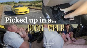 www.myprettyfeet8.com - Dodge Viper Pickup Cheating Wife Foot Worship Handjob Footjob thumbnail