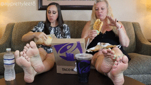 www.myprettyfeet8.com - Taco Bell Mukbang And Feet Rhonda Maleka thumbnail